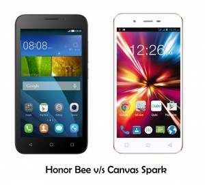 Huawei Honor Bee vs Micromax Canvas Spark